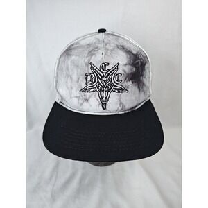 BlackCraft Cult Hat Adjustable Snapback Cap Adult Alternative Black white Satan